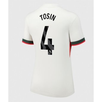 Billige Fotballdrakt Chelsea Tosin Adarabioyo #4 Replika Bortedrakt Dame 2025-26 Kortermet